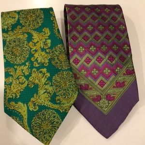 Versus Gianni Versace Luxury Vintage Tie Duo